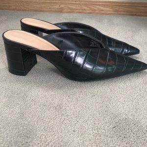 Vegan leather Zara Mules